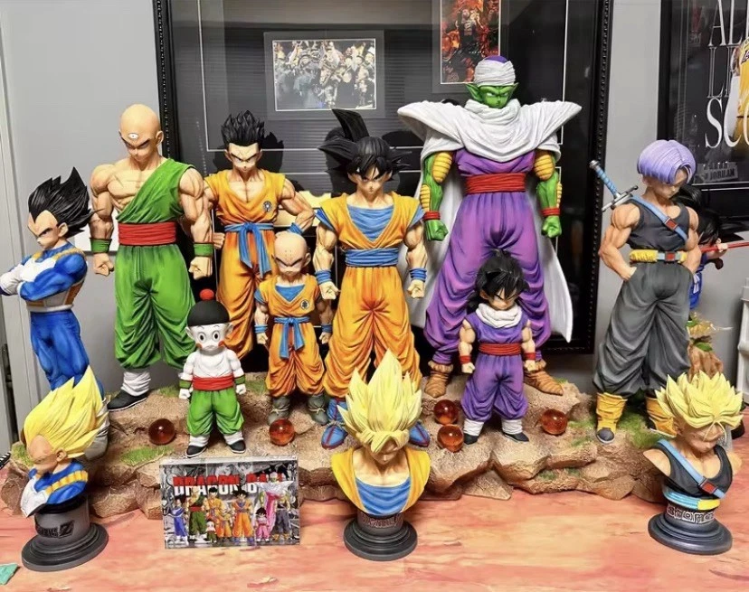 Dragon Ball Z Set Complet 9 Figurines Du tournoi Final Équipe Team Sangoku - Photo 1/3