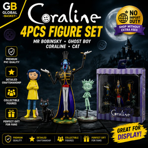 コラライン フィギュア スタンド付き Set Coraline Figures Set | eBay
