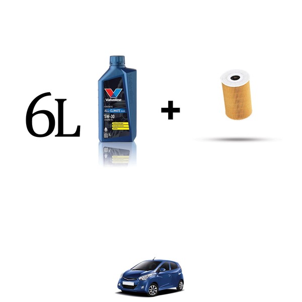 ÖLfilter Kit Und 6L FüR Hyundai Equus 3.8 V6 213KW Ab 2008-image