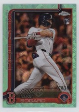 2025 Topps Chrome Logofractor Edition Aqua Refractor /199 Nick Sogard #123 06l3