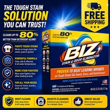 BIZ Stain and Odor Eliminator Powder for Toug...