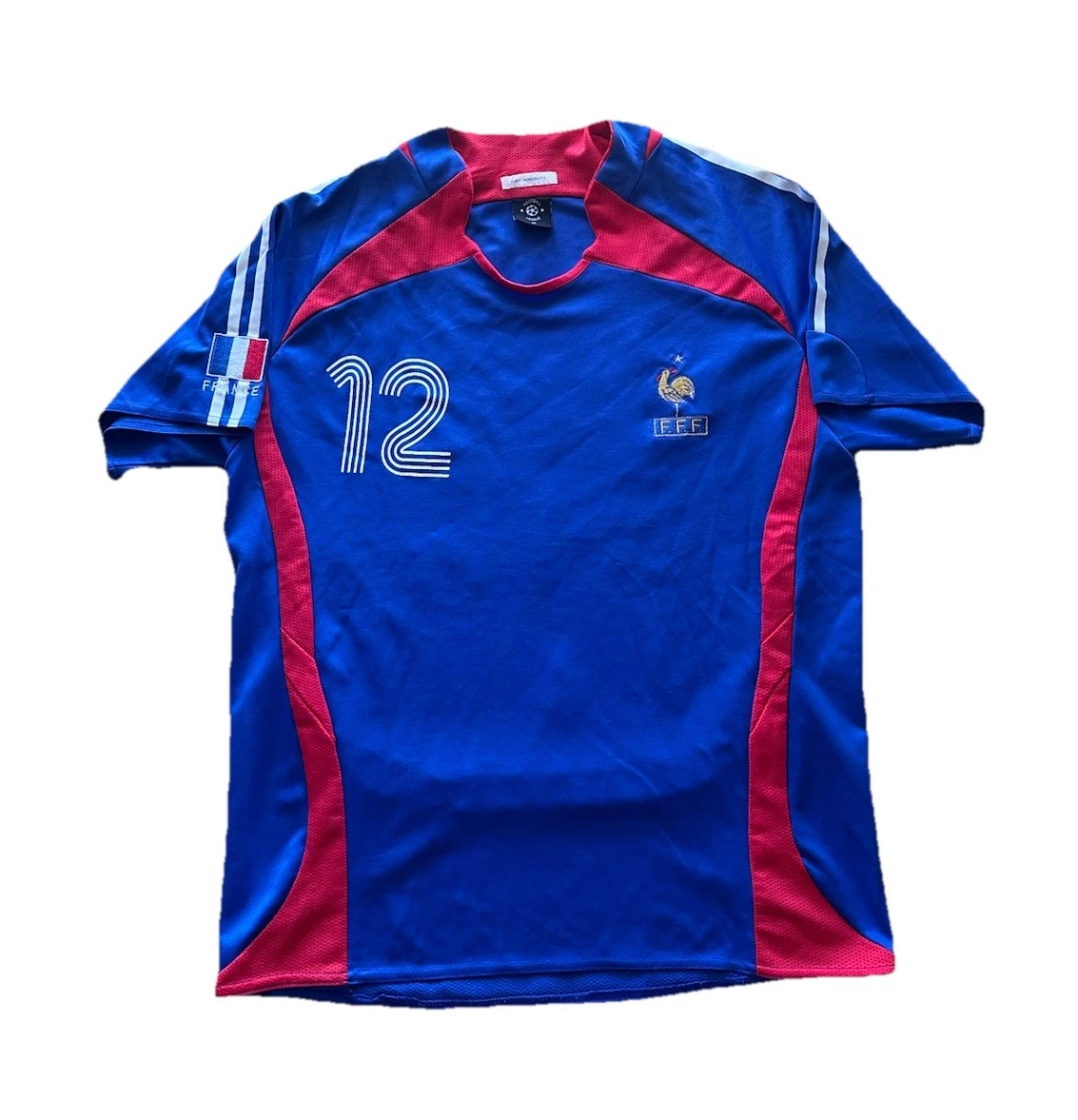 France World Cup 2006 #12 Thierry Henry shirt Adidas jersey maillot maglia Large