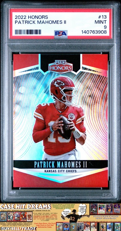 2022 Panini Honors Patrick Mahomes Ii 9 #/99 #13