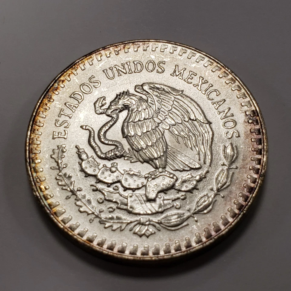 1988 Mo Mexico Libertad Onza 1 oz .999 Silver BU - Key Date - SKU-U2877 - Image 4 of 4