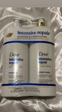 Dove Intensive Repair Shampoo & Conditioner Set 25.4 fl oz Each – Strengthens & 