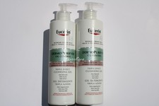 2x Eucerin DermoPure Oil Control Triple Effect Concentrated Cleansing Gel 400ml