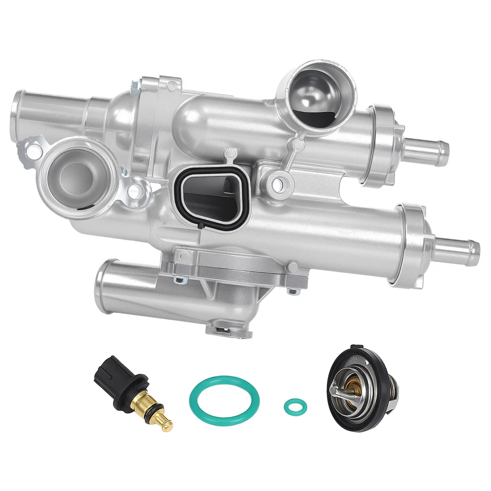 Aluminum Thermostat Housing Assembly Fits 07-12 Dodge Caliber 07-17 Jeep Compass - Изображение 2 из 4