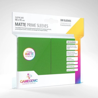 100 Büste Prime Slevees MATT GRÜN