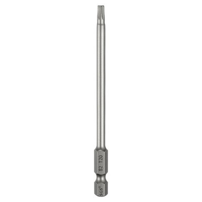 T20 Torx Head Screwdriver Bit 1/4'' Hex Shank 4'' Long Magnetic No Hole Tip