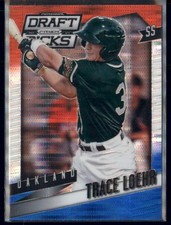 2014 Panini Prizm Draft Picks - Trace Loehr #64 Red White & Blue Pulsar