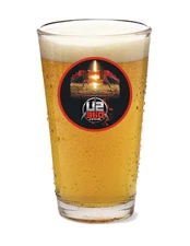 U2 - 360 - 16oz Pint Beer Glass Handcrafted Rock and Roll Barware Liquor Soda 25