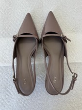 ZARA donna malva slingback punta tacchi a spillo