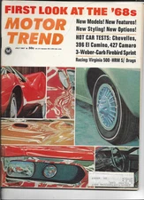 MOTOR TREND MAGAZINE-----JULY 1967