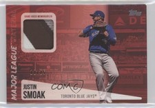 2019 Topps Major League Material Relics Series 2 Red /25 Justin Smoak nd3