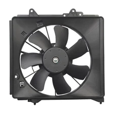Radiator A/C Condenser Cooling Fan Assembly For 2009-2014 Honda Fit Right Side
