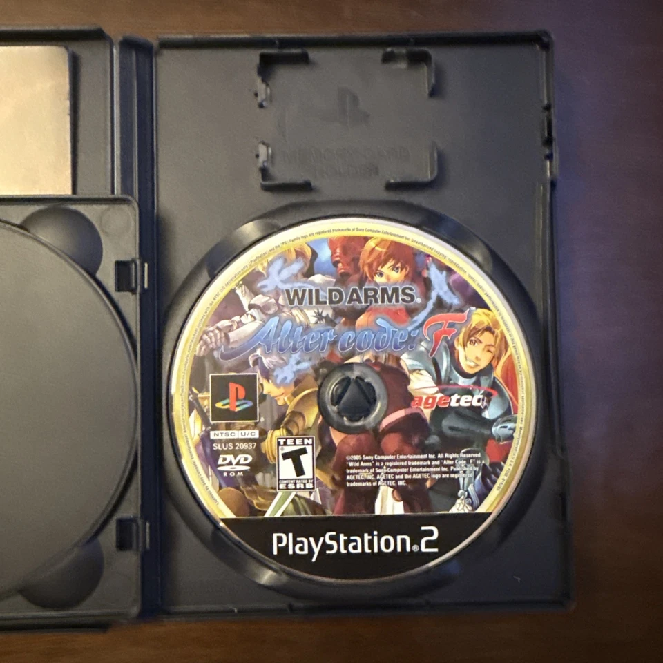 Wild Arms Alter Code F (Playstation 2 PS2) Complete - Tested - Authentic - READ - Image 3 of 4