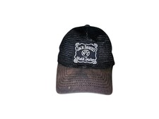 Vintage Jack Daniels Field Tester Old No 7 Mesh Trucker SnapBack Black White