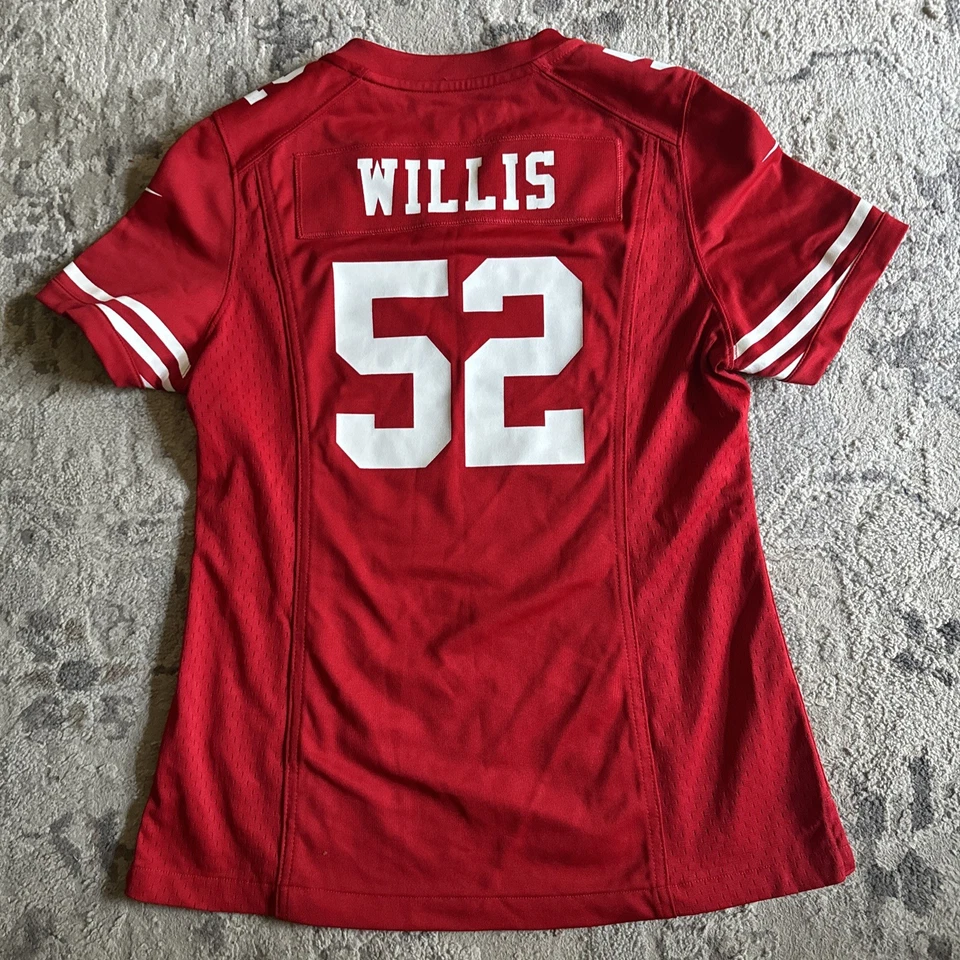 Camiseta deportiva Nike Patrick Willis San Francisco 49ERS #52 para mujer NFL sobre el campo talla mediana Foto 2 de 4