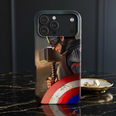 Captain America Design Marvel DC Comics Phone Tough  Case