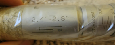 SPI Mechanical 3-Point Inside Bore Micrometer: 2.4'' to 2.8'' inch Range 10-743-3