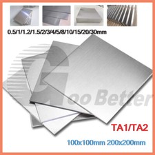 TA1 TA2 Pure Titanium Metal Sheet Plate Foil Thickess 0.1-30mm 100x100 200x200mm