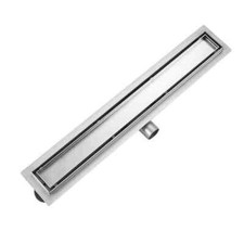 Stainless Steel Linear Shower Drain Bathroom Wetroom Channel Gully Trap Waste