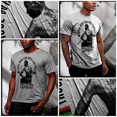 Black History T-Shirt Marcus Garvey, Nat turner, melanated slavery captivity 