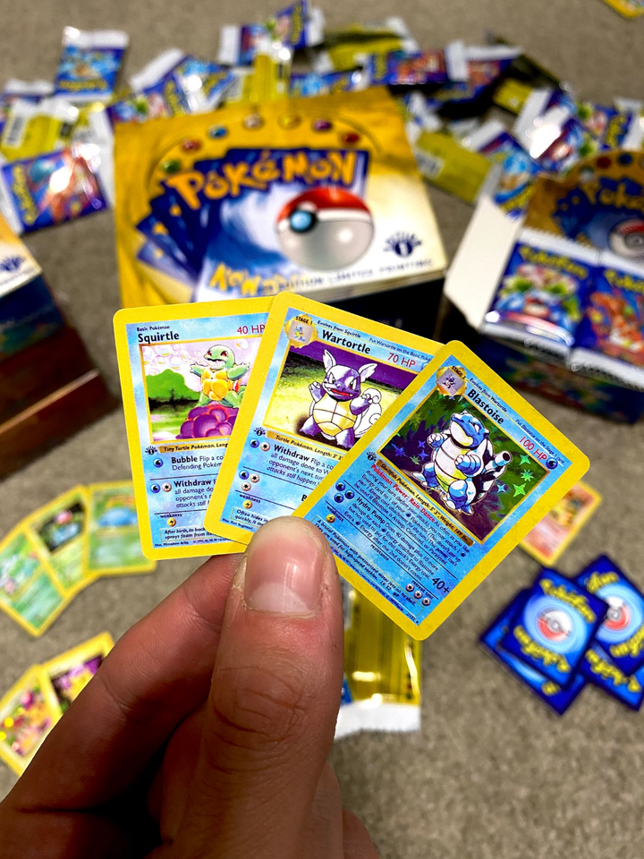 Novelty MINI Pokemon cards English 1st Edition Base Set booster box ...