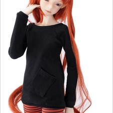 Dollmore 1/3 BJD 22" doll clothes SD SIZE - Pocket Stra T Solid Black