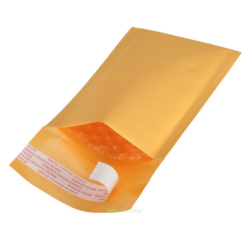 Kraftpapier Luftpolster Versandtaschen Gepolsterte Umschläge Tasche 4" x 7"_100 x 175+40 mm_ VERWENDBARE GRÖSSE - Bild 60 von 60