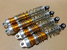 BIG BORE ALUMINUM Shock w/ 4mm shaft Traxxas Rustler 4x4 VXL XL5 Gold
