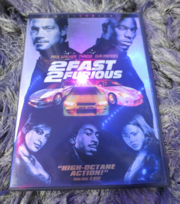 2 Fast 2 Furious DVD 2003 Widescreen Paul Walker Tyrese Eva Mendes Ludacris