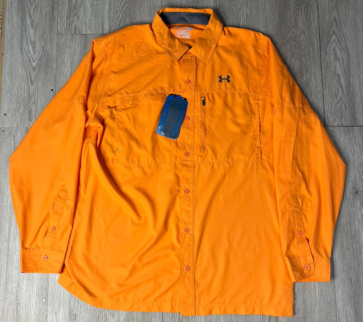 under armour heat gear fishing shirt