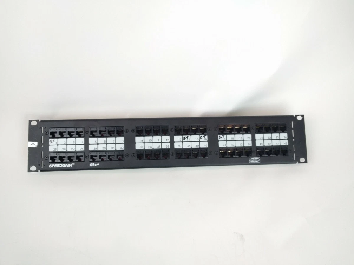 Hubbell 48 port patch panel deals