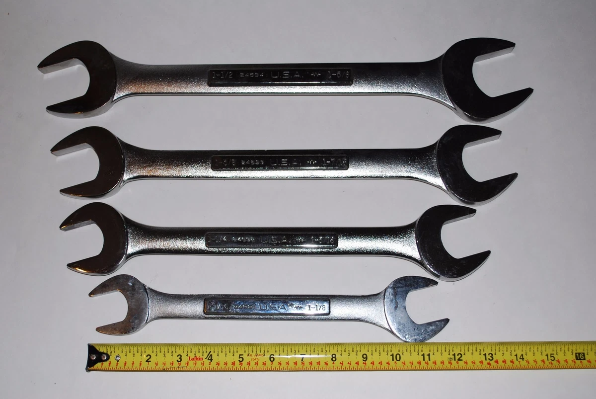 Craftsman large open cheap end wrench set