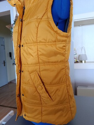 Weste Frühling Senfgelb Fashion 74 Furlano Taschen 40 42 M Gelb