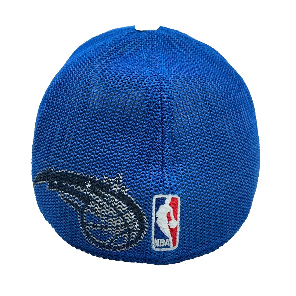 Orlando Magic Hat Cap Stretch Flex Fit S/M Blue Gray Plain Logo Mesh Adult - Image 2 of 4