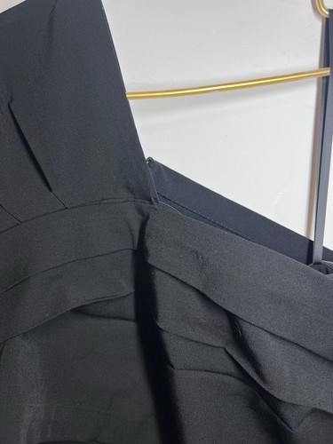 CO NWT Off Shoulder Black Blouse Size Medium Classic Elegant - Picture 4 of 13