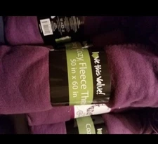 Purple 50 X 60 Fleece New