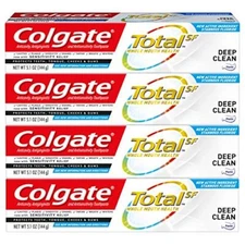 Colgate Total Deep Clean Toothpaste Pack of 4 51 Ounce Fluoride Formula