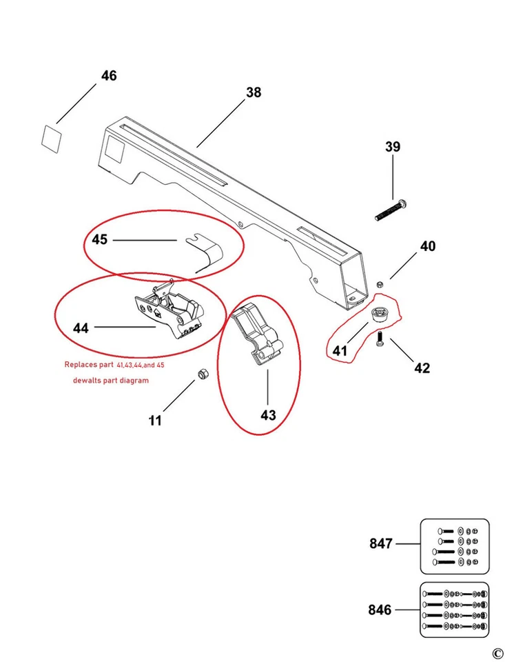 Kit de reconstrucción de soporte Foto 2 de 4