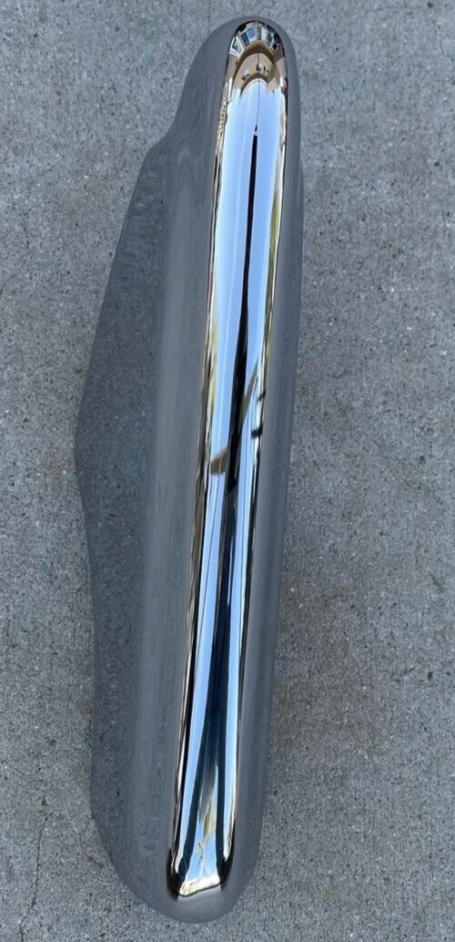 S FORD CUSTOM FRONT NEW CHROME PLATED BUMPER GUARD RIGHT 1950 50