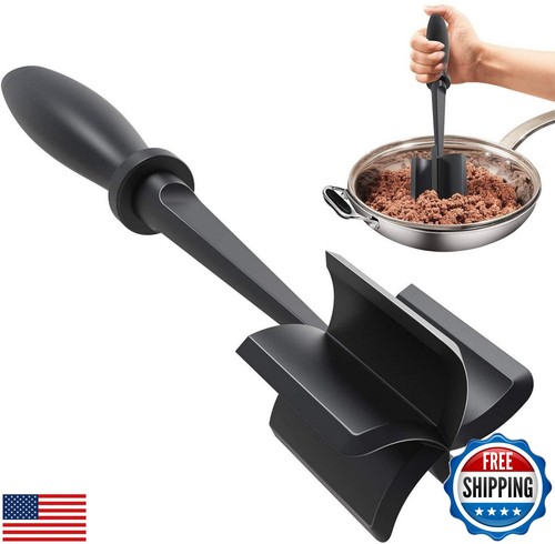 Meat Chopper for Ground Beef - Heat Resistant Ground Beef Smasher for Hamburg