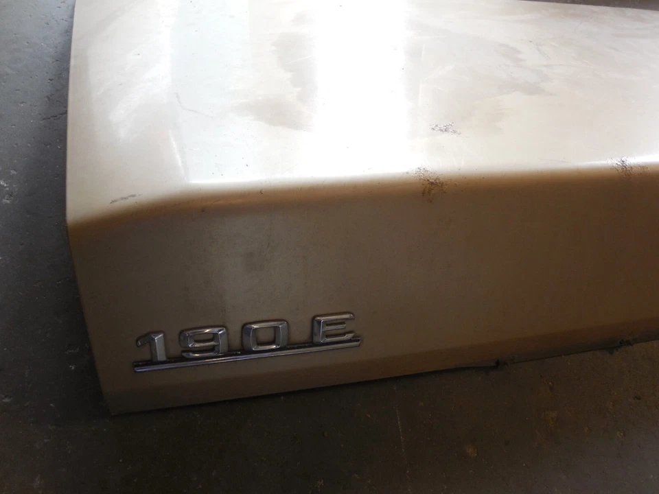 Rear Trunk Lid Panel Beige 84-93 Mercedes Benz W201 190E 190D PICK UP ONLY 11733 - Image 2 of 4