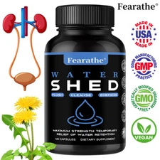 Water Shed 225mg - Dandelion-Urinary Health,Weight Loss, Diuretic 30 To 120 Caps