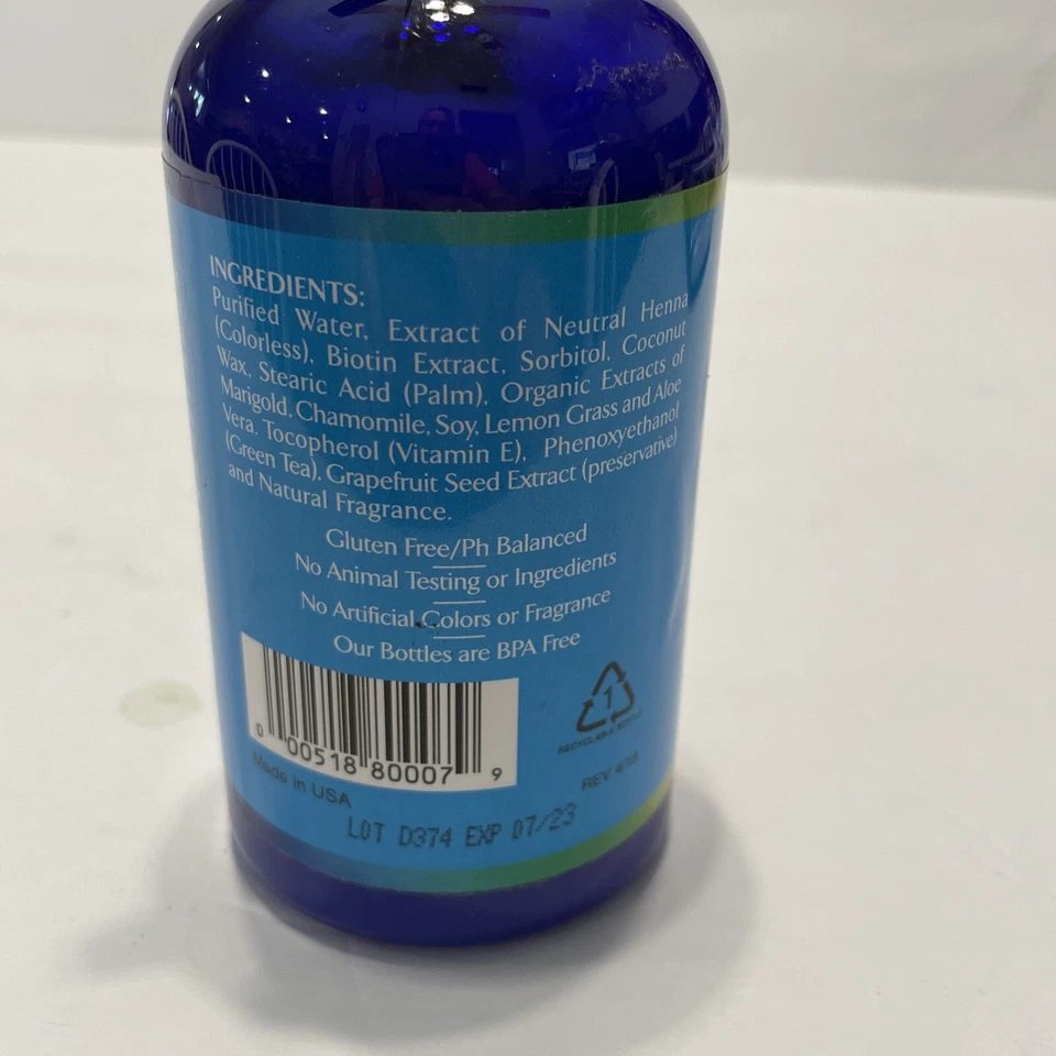Rainbow Research Henna & Biotin Herbal Conditioner 8 oz - Image 3 of 3