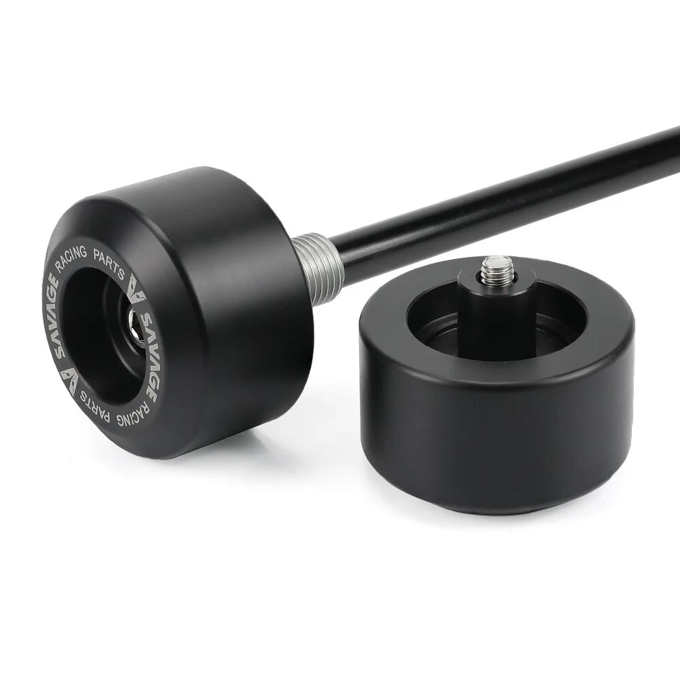 Protector de choque deslizante de eje de horquilla de rueda delantera para YAMAHA FJR1300 TMAX500 TMAX530 Foto 4 de 4