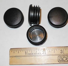 New 1" ID Chair Leg Feet Set of 8 Plastic Skids Round Plug Sliders Pipe End Caps