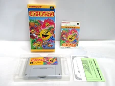 SNES -- Hello! Pacman -- Boxed. Super famicom, JAPAN Game. 14326