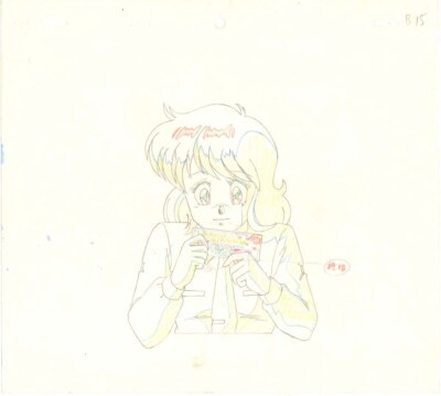 Anime Genga not Cel Bubble Gum Crisis #137